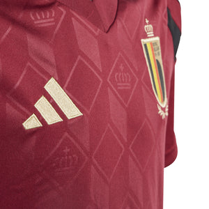 ADI JR BELGIË EURO24 HOME JERSEY BURGUNDY/GOLD