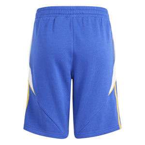 ADI JR MESSI FLEECE SHORT LUCID BLUE/GOLD