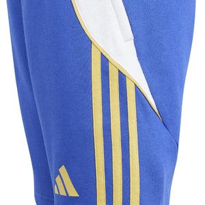 ADI JR MESSI FLEECE SHORT LUCID BLUE/GOLD