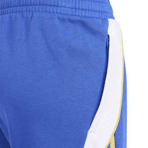 ADI JR MESSI FLEECE SHORT LUCID BLUE/GOLD