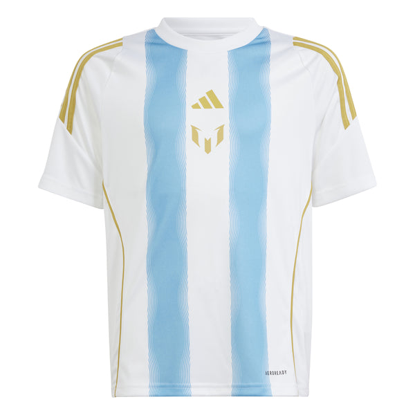 ADI JR MESSI TR JERSEY WHITE/BLUE/GOLD