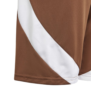ADI JR BELGIË EURO24 AWAY SHORT BROWN/WHITE