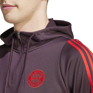 ADI BAYERN 24-25 HOODY MAROON/RED/WHITE