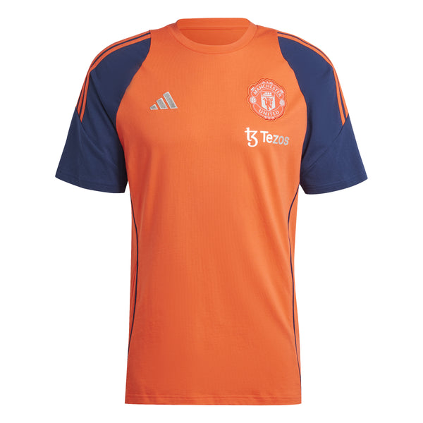 ADI MAN U 24-25 TR TEE BRIGHT RED/NIGHT INDIGO
