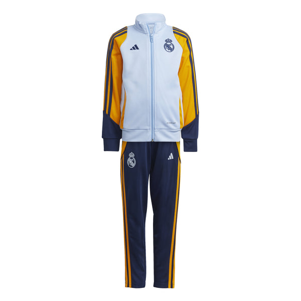 ADI JR REAL 24-25 INF TRACK SUIT GLOW BLUE/CREW ORANGE
