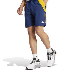 ADI REAL 24-25 DOWNTIME SHORT TEAM NAVY BLUE/CREW ORANGE