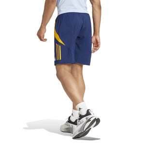 ADI REAL 24-25 DOWNTIME SHORT TEAM NAVY BLUE/CREW ORANGE