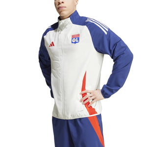 ADI LYON 24-25 PRESENTATION JACKET WHITE/MIDNIGHT INDIGO