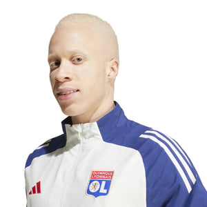 ADI LYON 24-25 PRESENTATION JACKET WHITE/MIDNIGHT INDIGO