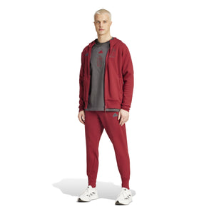 ADI BELGIË EURO24 TRAVEL FLEECE PANT BURGUNDY