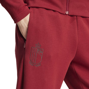 ADI BELGIË EURO24 TRAVEL FLEECE PANT BURGUNDY