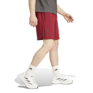 ADI BELGIË EURO24 TRAVEL FLEECE SHORT BURGUNDY