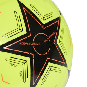ADI UCL 24-25 CLUB BALL SOLAR YELLOW/BLACK