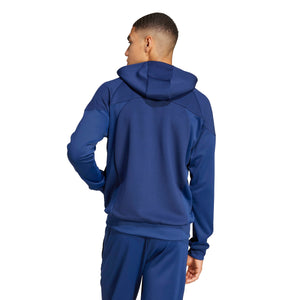 ADI TIRO 25 FULL ZIP HOODY TEAM NAVY BLUE