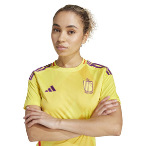 ADI BELGIË 2025 WOMEN AWAY JERSEY IMPACT YELLOW