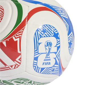ADI WC26 TRIONDA CLUB BALL WHITE/VIVID RED/GLORY BLUE
