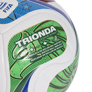 ADI WC26 TRIONDA LEAGUE STREET BALL WHITE/SOLAR BLUE/RED