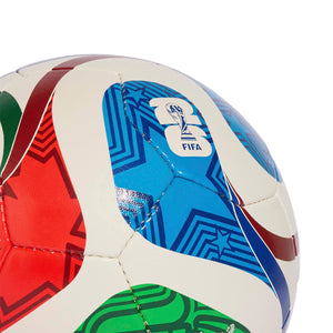 ADI WC26 TRIONDA SALA TRAINING BALL WHITE/SOLAR BLUE/RED