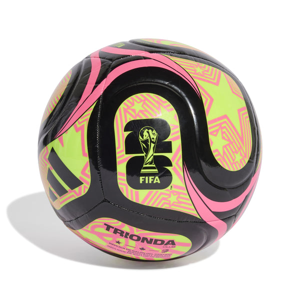 ADI WC26 TRIONDA CLUB BALL BLACK/LUCID LEMON/PINK