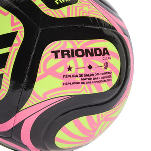 ADI WC26 TRIONDA CLUB BALL BLACK/LUCID LEMON/PINK