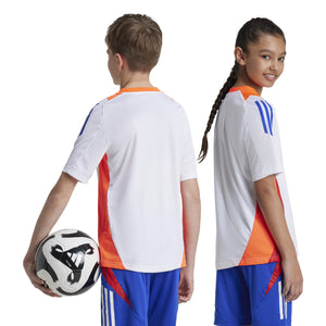 ADI JR TIRO 24 COMPETITION TR JERSEY WHITE/SOLAR RED