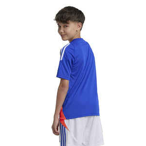 ADI JR TIRO 24 TR JERSEY LUCID BLUE/SOLAR RED