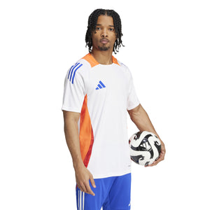 ADI TIRO 24 COMPETITION TR JERSEY WHITE/SOLAR RED