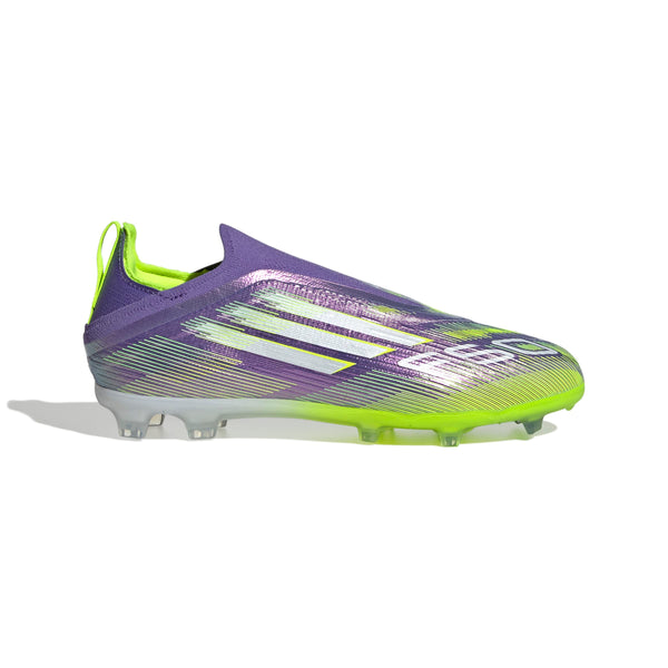 ADI JR F50 ELITE LL FG PURPLE RUSH/LUCID LEMON