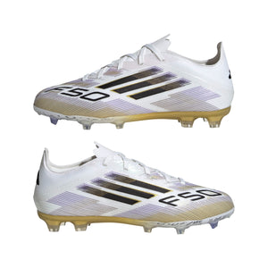 ADI JR F50 ELITE FG WHITE/CORE BLACK/GOLD