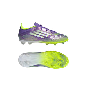 ADI JR F50 ELITE FG PURPLE RUSH/LUCID LEMON