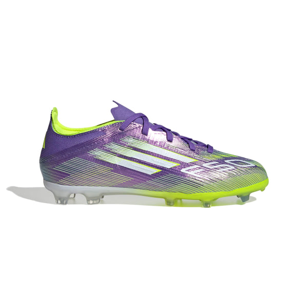 ADI JR F50 ELITE FG PURPLE RUSH/LUCID LEMON