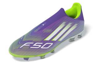 ADI JR F50 LEAGUE LL FG PURPLE RUSH/LUCID LEMON