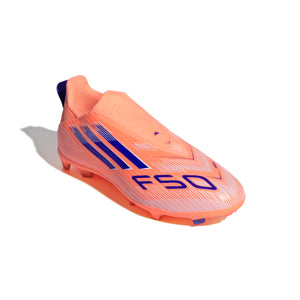 ADI JR F50 LEAGUE LL FG BEAM ORANGE/LUCID BLUE