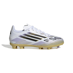 ADI JR F50 LEAGUE FG WHITE/CORE BLACK/GOLD