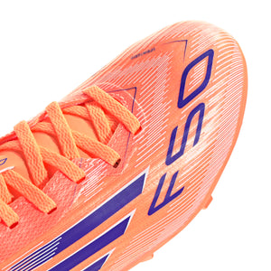 ADI JR F50 LEAGUE FG BEAM ORANGE/LUCID BLUE