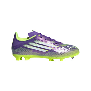 ADI JR F50 LEAGUE FG PURPLE RUSH/LUCID LEMON