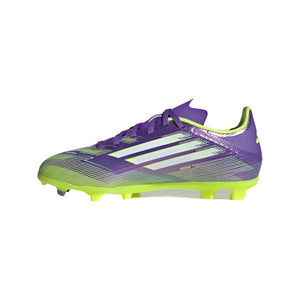 ADI JR F50 LEAGUE FG PURPLE RUSH/LUCID LEMON