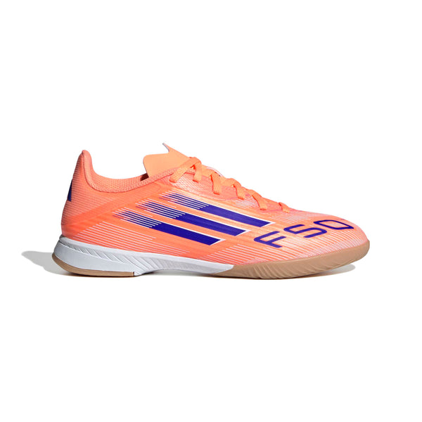 ADI JR F50 LEAGUE IC BEAM ORANGE/LUCID BLUE