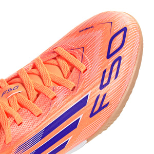 ADI JR F50 LEAGUE IC BEAM ORANGE/LUCID BLUE