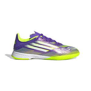 ADI JR F50 LEAGUE IC PURPLE RUSH/LUCID LEMON