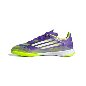 ADI JR F50 LEAGUE IC PURPLE RUSH/LUCID LEMON