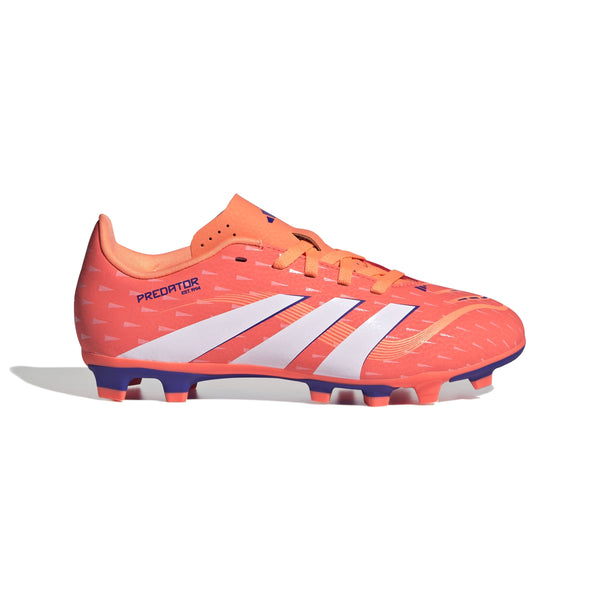 ADI JR PREDATOR CLUB FG SIGNAL CORAL/WHITE