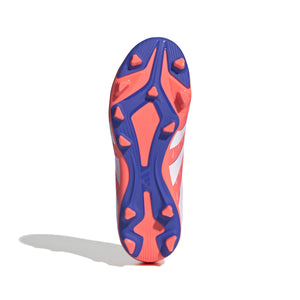 ADI JR PREDATOR CLUB FG SIGNAL CORAL/WHITE