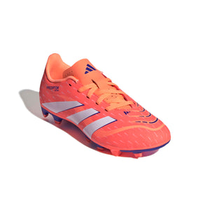 ADI JR PREDATOR CLUB FG SIGNAL CORAL/WHITE