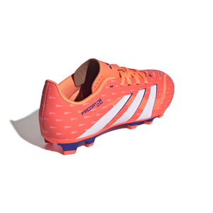 ADI JR PREDATOR CLUB FG SIGNAL CORAL/WHITE