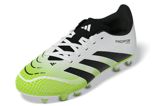 ADI JR PREDATOR CLUB FG WHITE/BLACK/LUCID LEMON