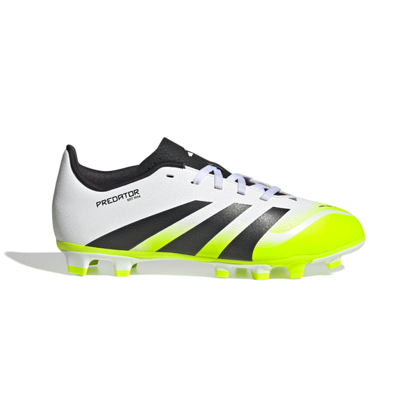 ADI JR PREDATOR CLUB FG WHITE/BLACK/LUCID LEMON