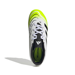 ADI JR PREDATOR CLUB FG WHITE/BLACK/LUCID LEMON