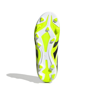ADI JR PREDATOR CLUB FG WHITE/BLACK/LUCID LEMON