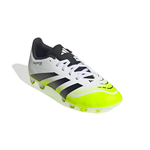 ADI JR PREDATOR CLUB FG WHITE/BLACK/LUCID LEMON